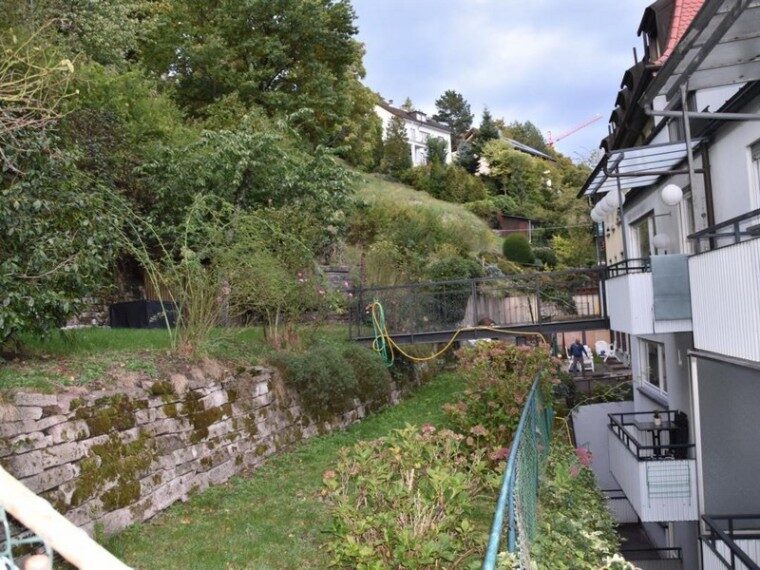 Gartenbereich hinter dem Haus